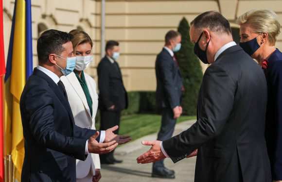 У Маріїнському палаці відбулася церемонія підписання українсько-польських документів та конференція