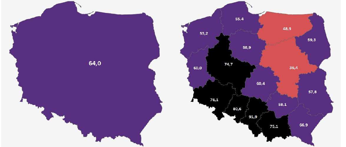 У п’яти воєводствах Польщі можна водити «Національний карантин»