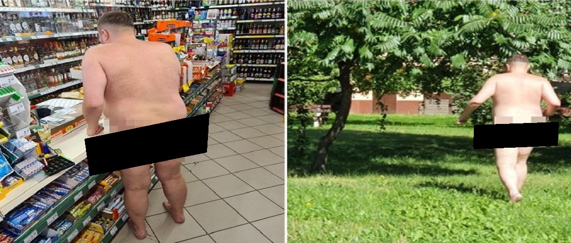 У Польщі абсолютно голий прокурор розгулював містом і навіть зробив закупи в такому вигляді