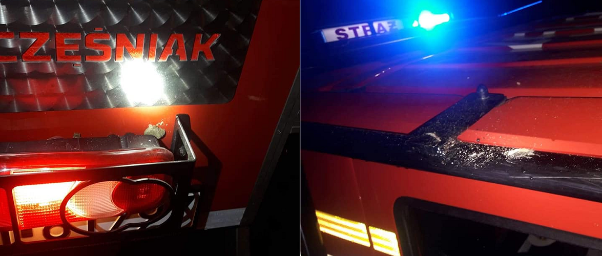У Польщі пожежників замість подяки закидали камінням [+ФОТО]