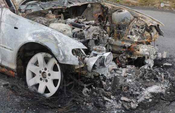 На стоянці в м. Каліш у Польщі згоріло 5 автомобілів