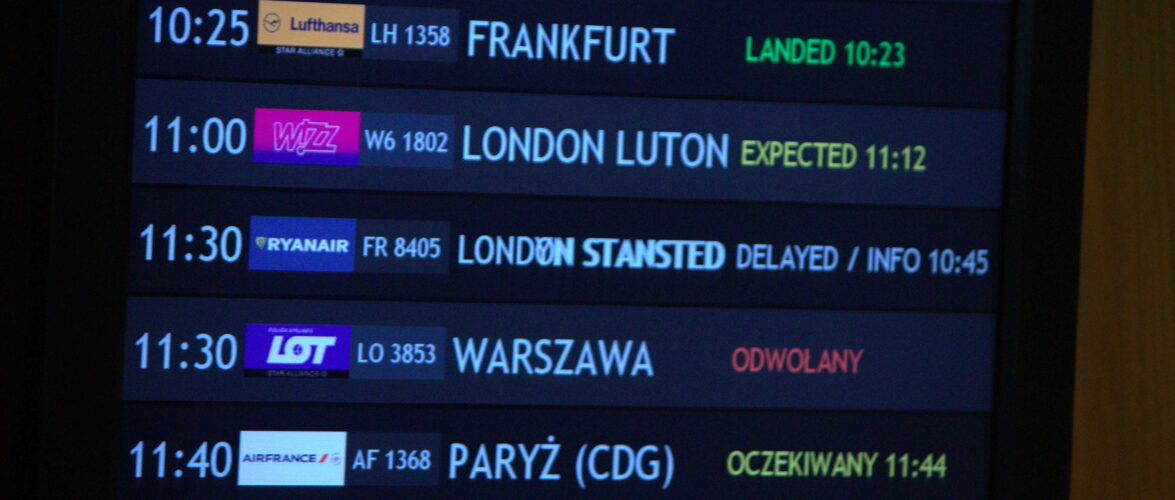 У Польщі можливі перебої в курсуванні пасажирських літаків