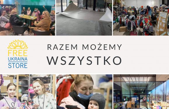 В столиці Польщі відкрився магазин з безкоштовним одягом та іншими товарами для біженців з України