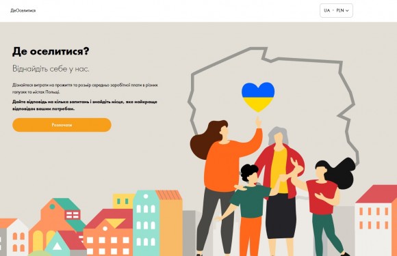 Mastercard створив платформу, де українці можуть перевірити середню вартість життя та заробітки в різних місцях Польщі